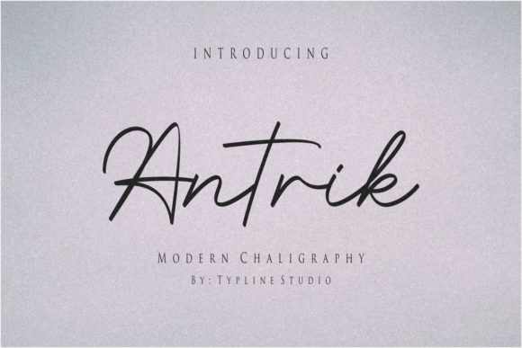 Antrik: A Dazzling Handwritten Font for Crafters
