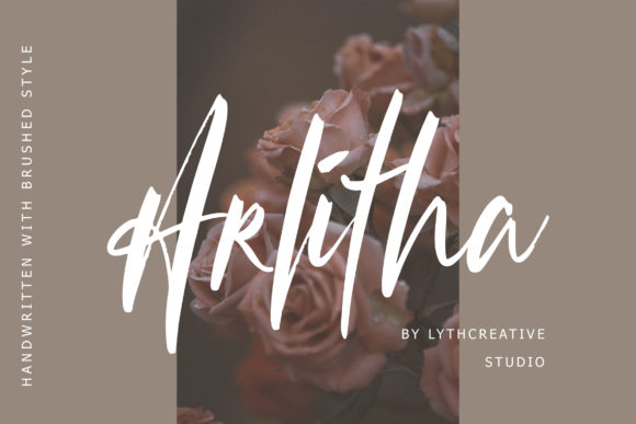 Arlitha: A Brushed Script Font for Modern Web Design