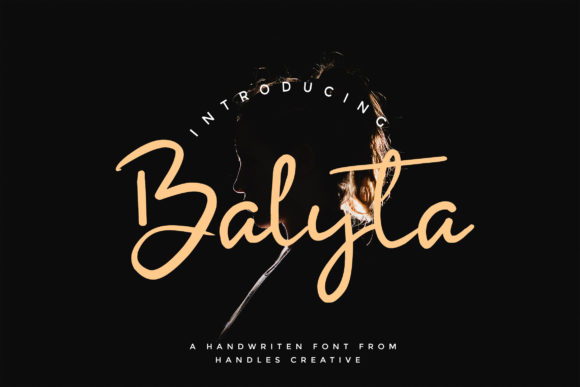 Balyta: A Handwritten Font for Editorial Design