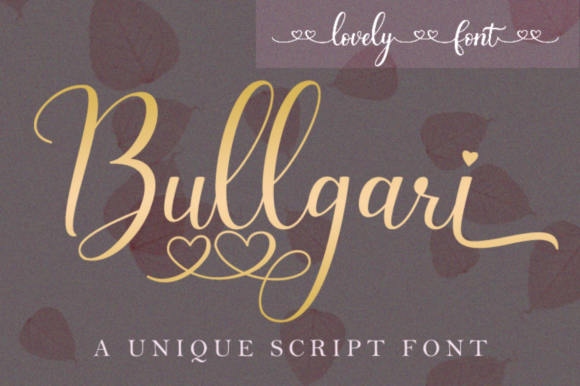 Bullgari: A Premium Script Font for Modern Branding