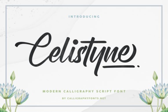 Celistyne: A Handwritten Font for Polished Branding