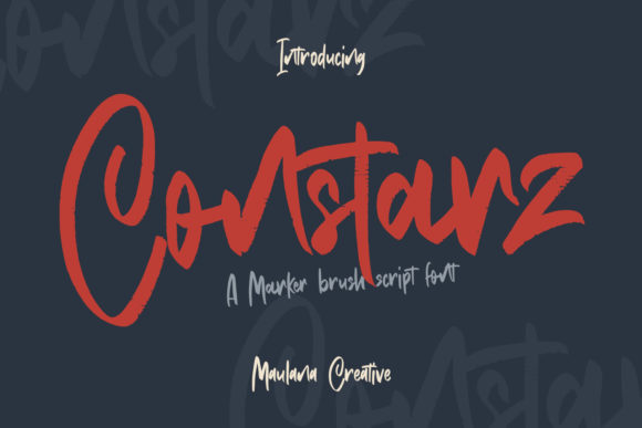 Constarz: A Bold Handwritten Font for Marketers