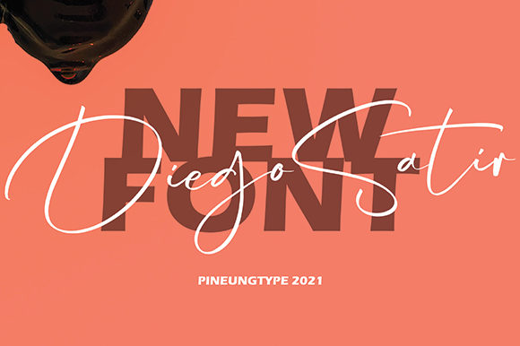 Diego Satir: A Thin Elegant Handwritten Font for Web