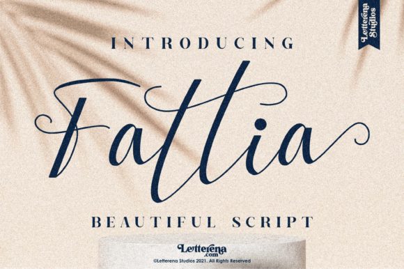 Fattia: A Premium Script Font for Your Brand