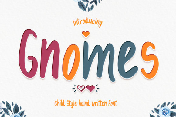 Gnomes: A Joyful Handwritten Font for Web Design