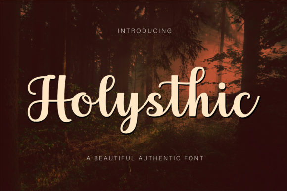 Holysthic: A Handwritten Font for Makers