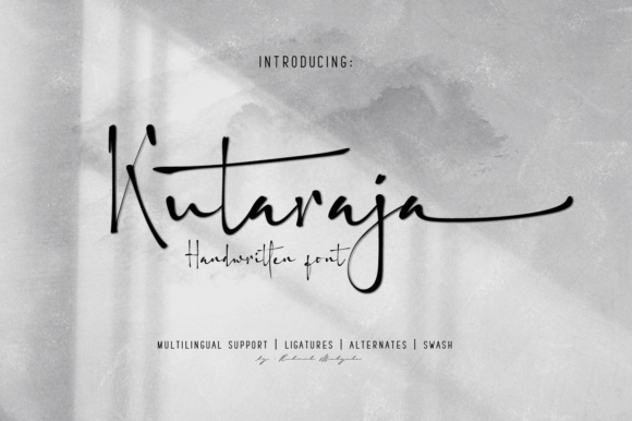 Kutaraja: A Dainty Script Font for Modern Campaigns