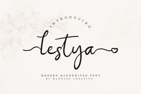 Lestya: The Elegant Script Font for Your Brand