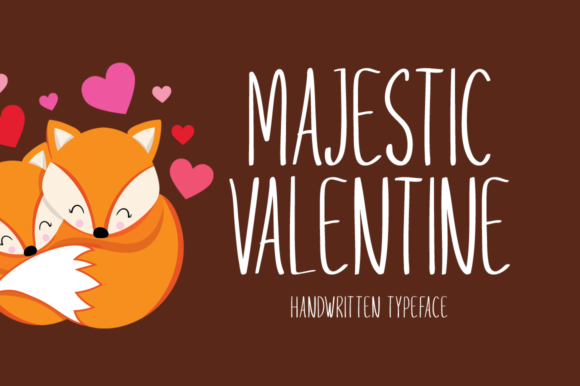 Majestic Valentine: A Handwritten Font for Web Design
