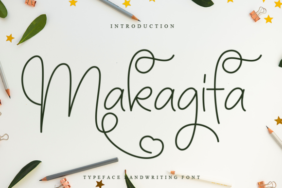 Makagifa: An Elegant Handwritten Font for Editorial Design