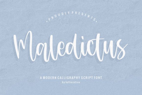Maledictus: A Sweet Handwritten Font for Marketers