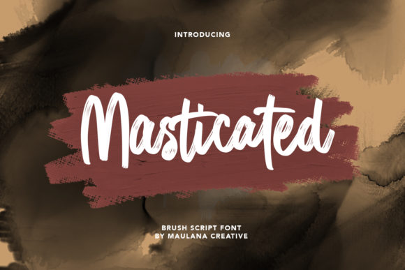 Masticated: A Bold Handwritten Font for Your Brand