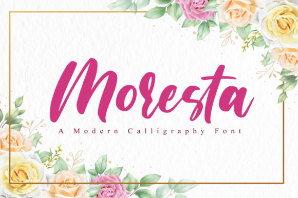 Moresta: A Bold Script Font for Branding