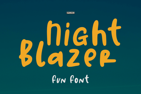 Night Blazer: A Playful Handwritten Font for Web Design