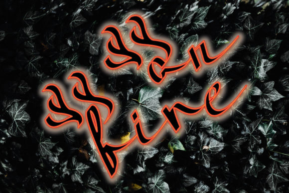 Onfire: A Handwritten Font for Crafters