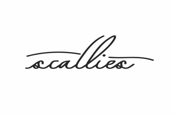 Scallies: A Sophisticated Signature Font for Business