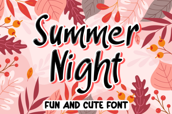 Summer Night: A Quirky Handwritten Font for Branding