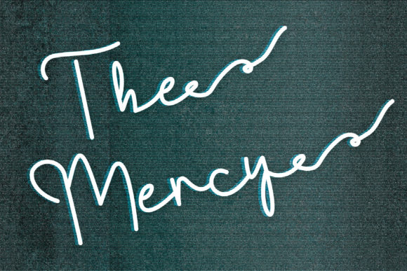 The Mercy: A Handwritten Font for Campaigns
