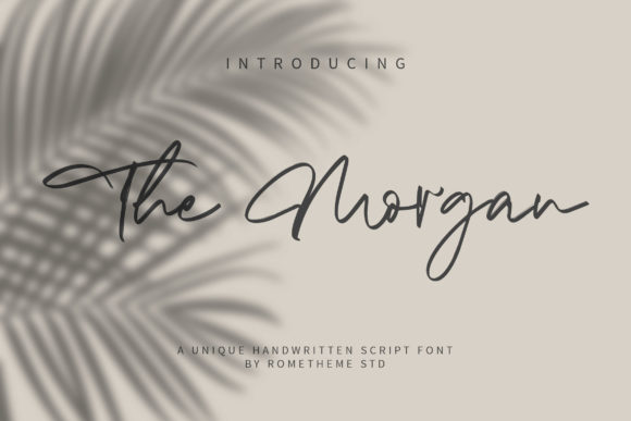 The Morgan: A Versatile Handwritten Font for Crafters