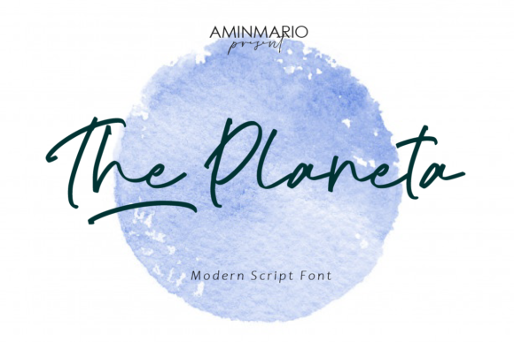 The Planeta: A Handwritten Font for Modern Web Design