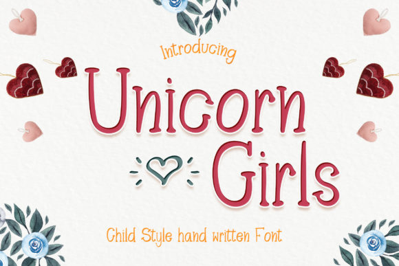Unicorn Girls: A Cute Handwritten Font for Your Brand