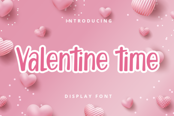 Valentine Time: A Modern Script Font for Campaigns