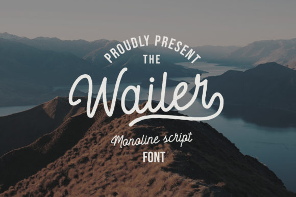 Wailer: A Modern Handwritten Font for Web Design